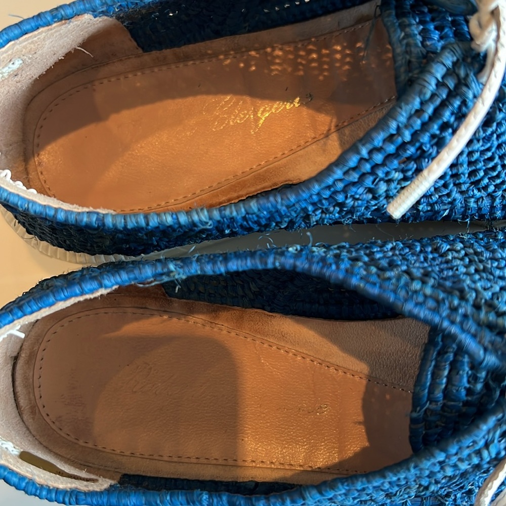 Robert Clergerie Blue Woven Sneakers for Casual Comfort - Picture 2 of 6